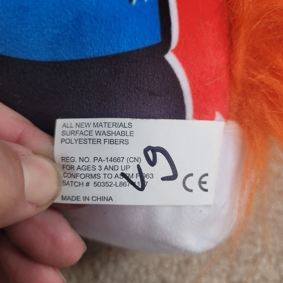 Simpsons Plush Groundskeeper Willie Pillow 14" Plush Universal Studios - Picture 5 of 6